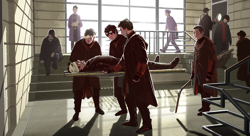 ภาพ Concept Art จากภาพยนตร์แฮร์รี่ พอตเตอร์ กับภาคีนกฟีนิกซ์ ออกแบบโดย Andrew Williamson