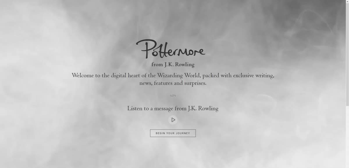 Welcome to Pottermore