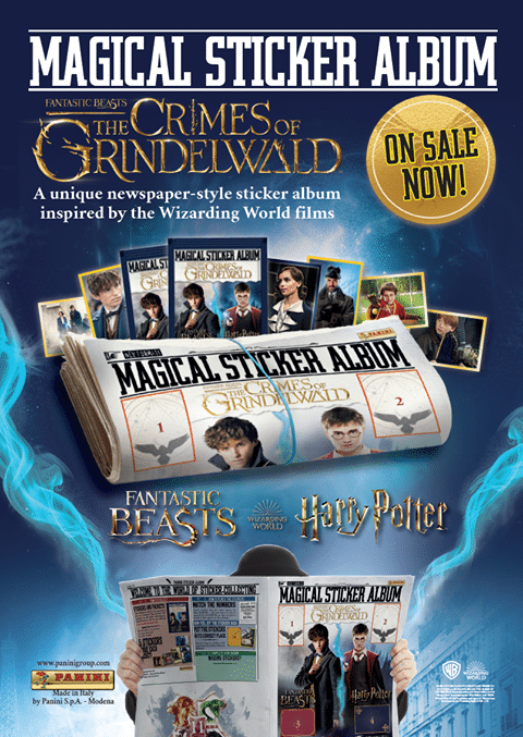 Fantastic Beasts: The Crimes of Grindelwald PANINI Stickers on sale