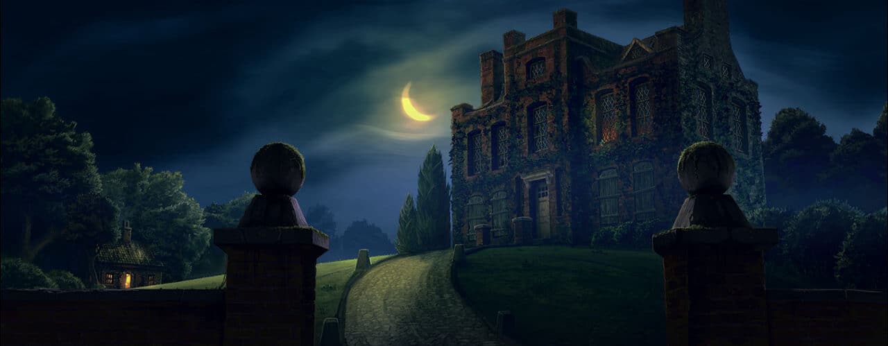 ภาพวาดคฤหาสน์ริดเดิ้ลจาก Pottermore