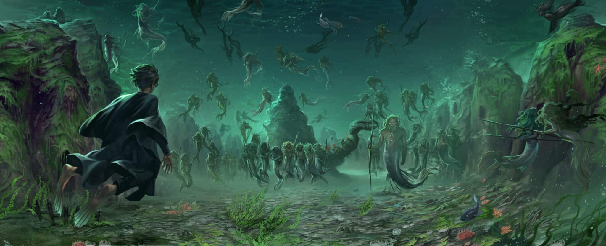 หมู่บ้านชาวเงือกก้นทะเลสาบฮอกวอตส์ (Pottermore)